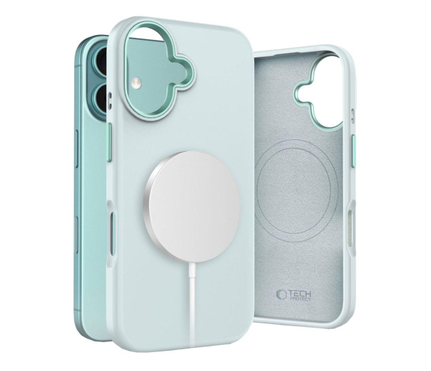 Tech-Protect Silicone Pure Magsafe do iPhone 16 sky blue - 1296676 - zdjęcie